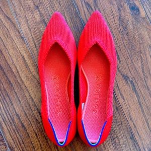 CORAL ROTHY’S POINT SHOE 7